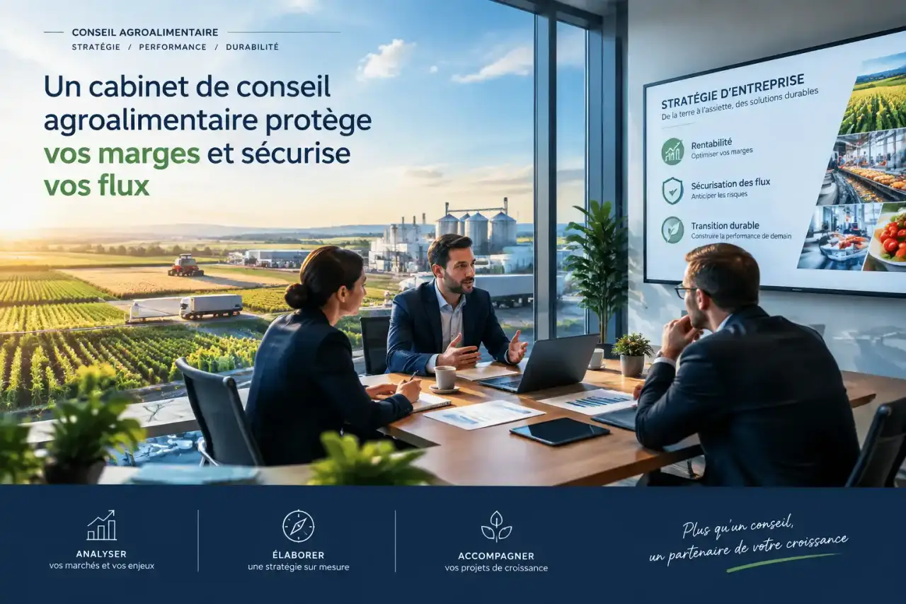Un cabinet de conseil agroalimentaire protège vos marges et sécurise vos flux