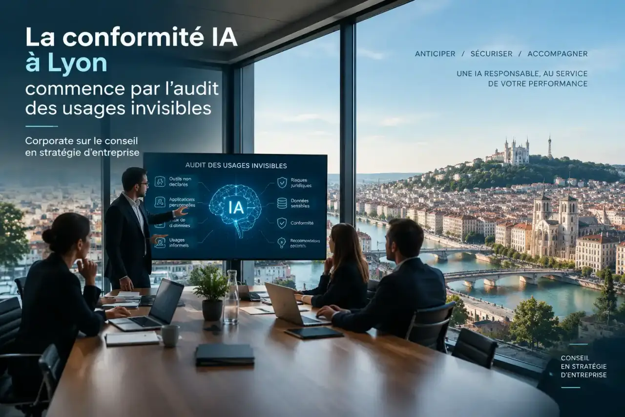 La conformité IA à Lyon commence par l’audit des usages invisibles
