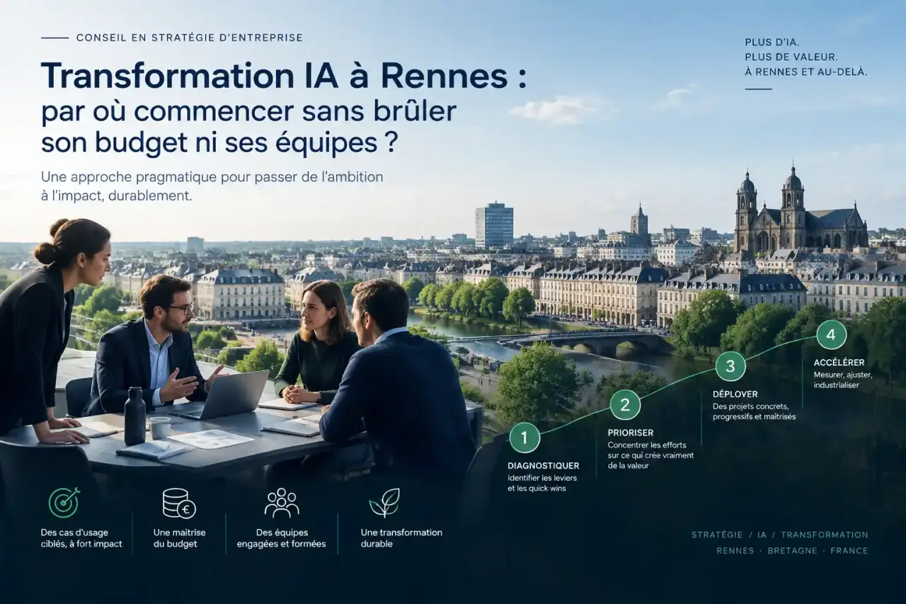 Transformation IA à Rennes : par où commencer sans brûler son budget ni ses équipes