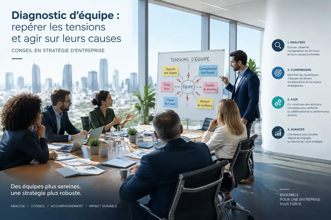 Diagnostic d’équipe : repérer les tensions et agir sur leurs causes